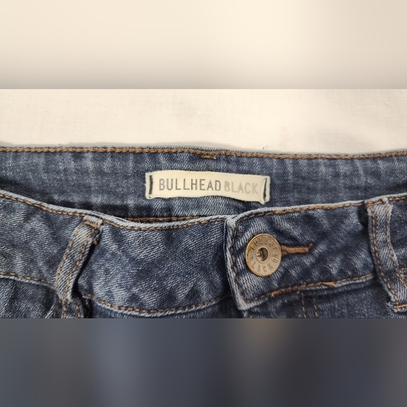 ❤️ BULLHEAD BLACK JUNIORS DENIM SHORTY AHORTS SIZE 3 DARK BLUE❤️ - Picture 3 of 8
